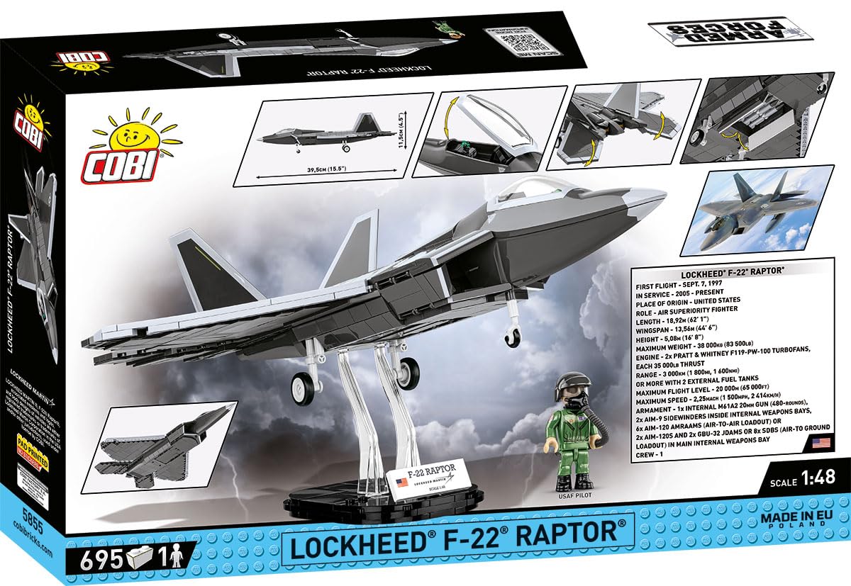 COBI Armed Forces Lockheed F-22 Raptor