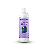 Earthbath Coat Brightening Shampoo for Dogs & Cats – Enhances Color & Shine in All Coats, Made in The USA – Lavender, 16 oz