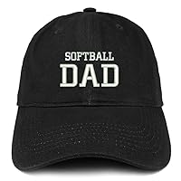 Trendy Apparel Shop Softball Dad Embroidered Soft Cotton Dad Hat