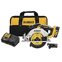 DEWALT 20V MAX* Circular Saw, 6-1/2-Inch, Cordless Kit (DCS565P1)