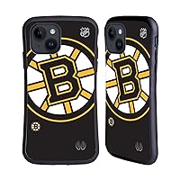 Head Case Designs Officially Licensed NHL Oversized Boston Bruins Hybrid Case Compatible with Apple iPhone 15