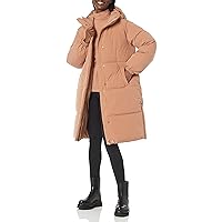 Amazon Essentials Women's Oversized Long Puffer Jacket (Available in Plus Size)