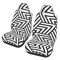 printidea Car seat Covers Front seat Protectors Washable and Breathable Cloth car Seats Suitable for Most Cars