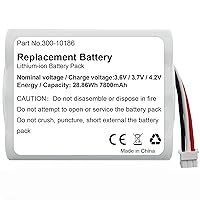 Loqdivr Replacement Lithium-ion Battery 300-10186 for ADT Command Smart Security Panel ADT5AIO-1 | ADT5AIO-2 | ADT5AIO-3 | ADT7AIO-1 | Honeywell ADT2X16AIO-1| ADT2X16AIO-2, 3.7V 7800 mAh