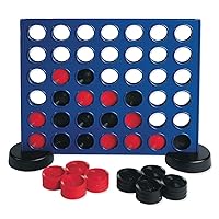 S&S Worldwide Giant 2-in-1 Four in a Row & Checkers Game. Connect Four to Win. Includes Giant 20-5/8