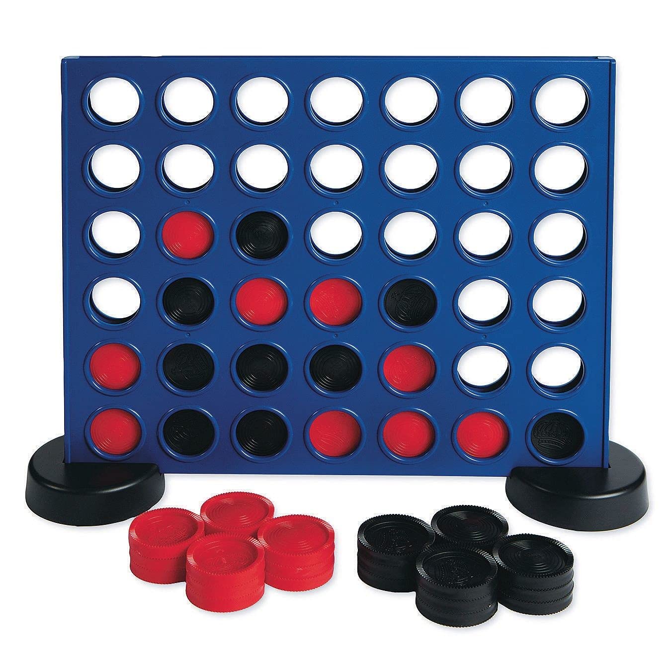 S&S Worldwide Giant 2-in-1 Four in a Row & Checkers Game