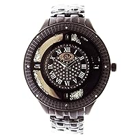 Grand Master Women's Fgm22 Black Case Diamond Watch