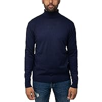 X RAY Men's Soft Slim Fit Turtleneck, Mock Neck Pullover Sweaters for Men, (Big & Tall)