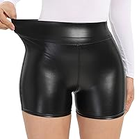 Faux Leather Shorts for Women Leggings Pants PU 2023 Women's Leather Pants Leather Shorts Hot Pants Nghtclub