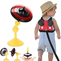2-in-1 Toddler Safety Harness Backpack & LED Anti-Gravity Gyroscope Set for Boys & Girls Aged 2-8 Years – Perfect for Walking, Birthday & Easter Gifts