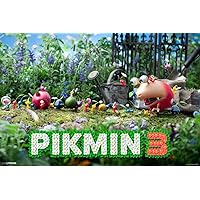 Laminated Pikmin 3 Nintendo Wii Real Time Strategy Video Game Characters Alph Brittany Charlie Poster Dry Erase Sign 18x12