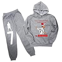 Kids 2PCS Fall Outfits Cristiano Ronaldo Pullover Hoodies with Sweatpants Sets CR7 Casual Sweatshirts Hooded for Boys