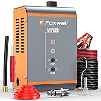 FOXWELL ST101 EVAP Smoke Machine Leak Tester | Shop Series Tool | Vacuum Intake Exhaust Fuel System Leak Detector | Automotive Smoke Machine for All DC 12V Vehicles