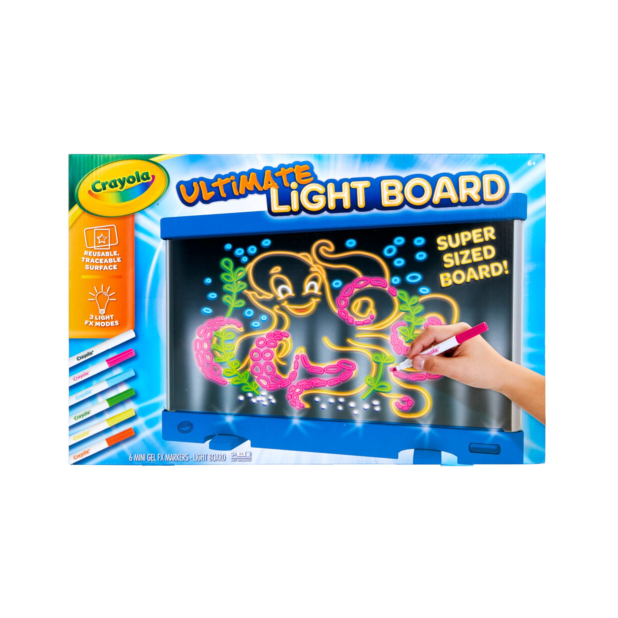 Crayola Colour Wonder Magic Light Brush & Drawing Pad, Mess Free Colouring,  Ages 3, 4, 5, 6, 7 by Crayola - Shop Online for Toys in New Zealand