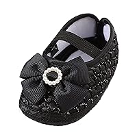 Baby Shoes Infant Girls Dress Shoes Ballet Wedding Party Princess Mary Jane Bow Ballerina Flats Shoes Baptism Shoes
