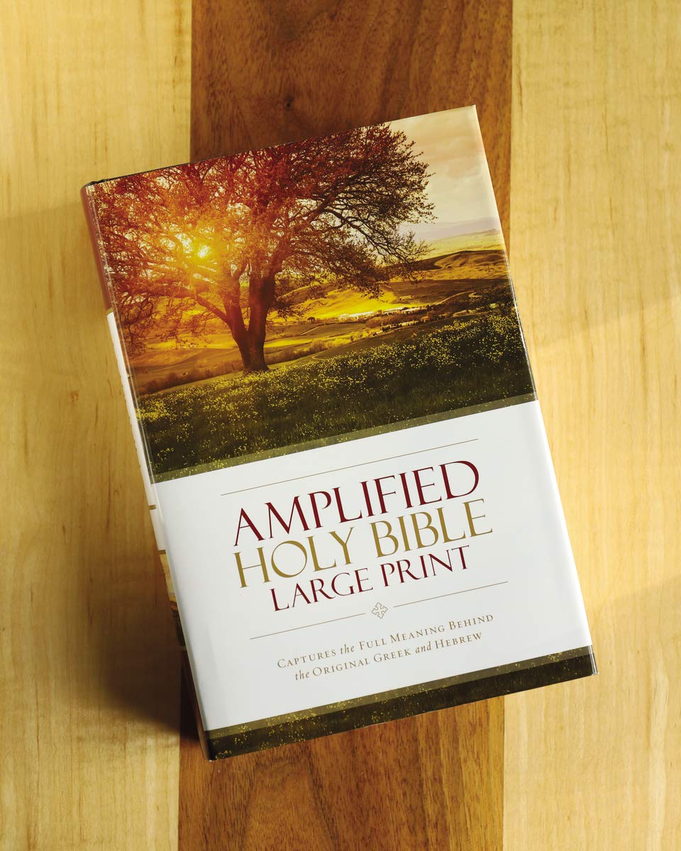 Amplified Holy Bible, Large Print, Hardcover: Captures the Full Meaning Behind the Original Greek and Hebrew