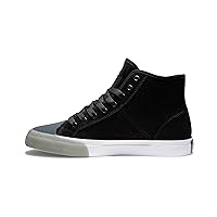 DC Manual Hi RT S Skate Shoes Mens Sz 10 Black/Black/White