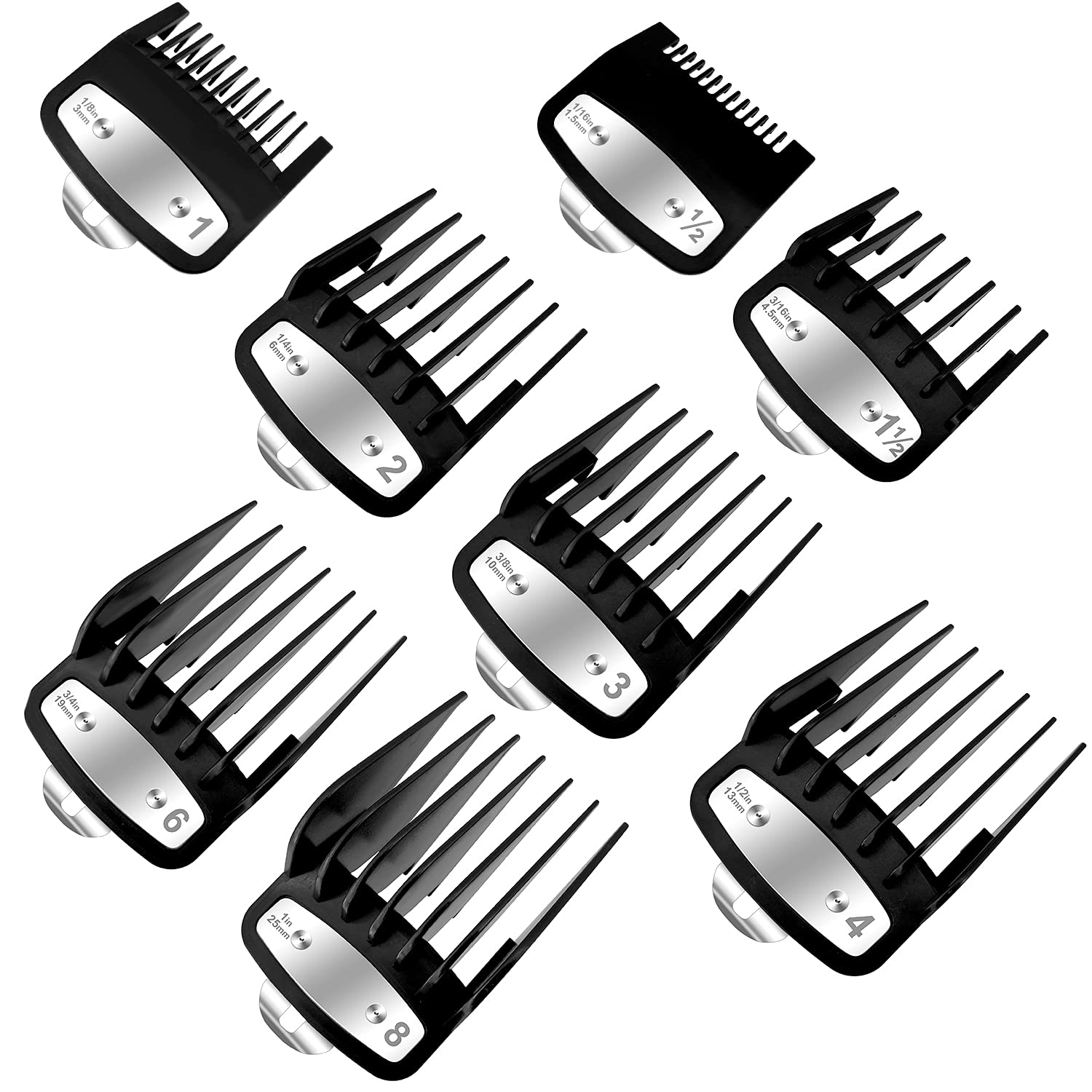 Mua Professional Hair Clipper Guards for Wahl,8 Pcs Hair Cutting Guide Combs  Set with Metal Clip Compatible with Wahl Clippers(Black) trên Amazon Mỹ  chính hãng 2023 | Giaonhan247