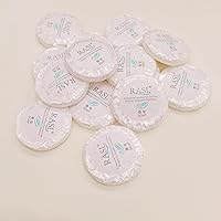 Fresh White Small Mini Size Round Soap 0.35o.z Personal Skin Care (100)
