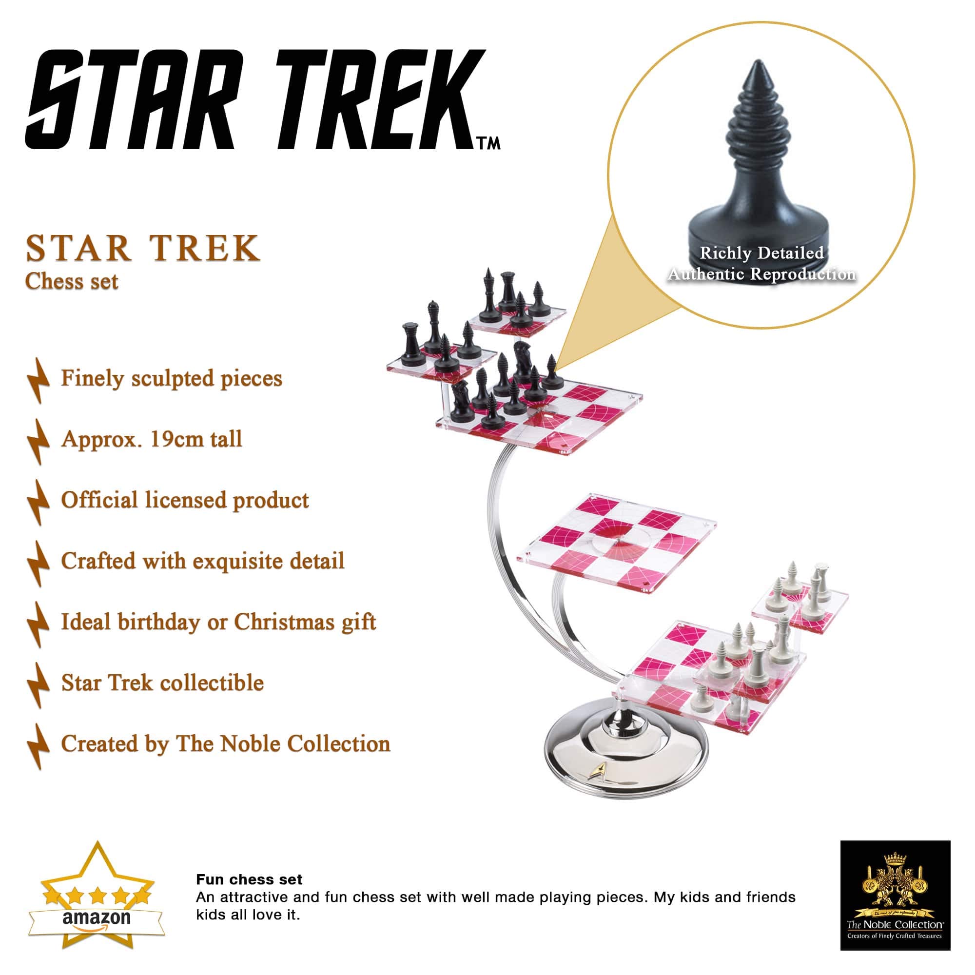 Star Trek Tridimensional Chess Set for 2 players