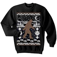 Bigfoot Ugly Christmas Sweater (Sweatshirt), Sasquatch, Forest, Yeti, Myth, Legend, Funny