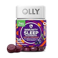 Sleep Immunity Melatonin Gummy, Vitamin C, Zinc, Echinacea, 3mg Melatonin, Immune and Sleep Support, Berry - 36