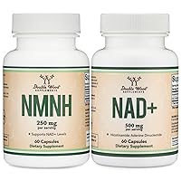 NMNH (NMN Supplement Alternative) 250mg, NAD+ Supplement 500mg - Ultimate NAD Booster Bundle