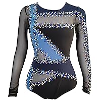 Black Gauze Lyrical Dance Dress for Girls Elegant Pole Dance Attire for Performance and Practice