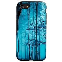 iPhone SE (2020) / 7 / 8 Misty forest mountain Pine tree nature Case