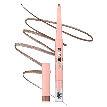 Maybelline New York Total Temptation Eyebrow Definer Pencil, Soft Brown, 1 Count