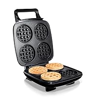 mywaffle Classic Waffle & Chaffle Maker - For Breakfast, Churro, Keto, Belgian and Dessert Waffles - Non-Stick Surface, Extra Deep Plates and Easy to Clean, Perfect for Individuals and Families