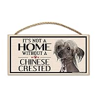 Wood Sign for Chinese Crested Dog Breeds