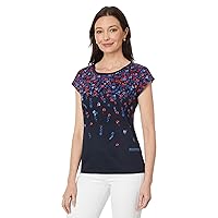 Tommy Hilfiger Women's Bandcollar Button Up Roll Tab Blouse