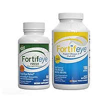 Fortifeye Heart Health and Blue Light Protection Bundle | Fortifeye Focus 90 ct & Fortifeye Super Omega 3 Fish Oil 180 ct