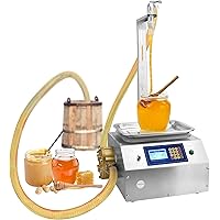 Viscous Liquid Filling Machine, 15L/min Bottle Filler Machine, 20ml-10000ml Bottle Filler Small Honey Filling Machine, for Sesame Paste, Peanut Butter, Jam, Oils, Glue, Shampoo