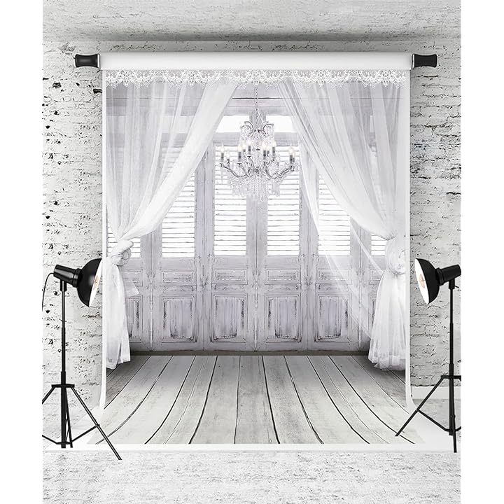 Mua Kate Wedding Backdrops for Photoshoot White Curtain Chandelier  Background Vintage Wood Floor Backdrop for Photo Studio 10x10ft trên Amazon  Mỹ chính hãng 2023 | Fado