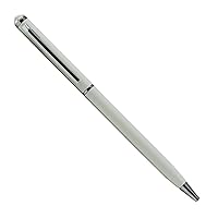 White Crystal Pastel Ballpoint Pen - MADE WITH SWAROVSKI ELEMENTS