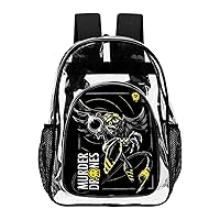 Murder Drones Transparent Backpack Lightweight Large Capacity Laptop Backpack For Unisex