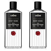 Cremo Rich-Lathering Distiller’s Blend (Reserve Collection) Body Wash, An Elevated Blend with Notes of Kentucky Bourbon, Smoked Vetiver and American Oak, 16 Fl Oz (Pack of 2)