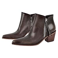 Women's Chelsea Ankle High Zipper Pointed Toe Boots