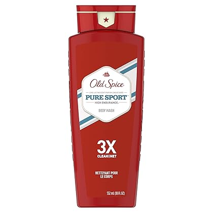 Old Spice High Endurance Pure Sport Scent Body Wash for Men, 18 oz