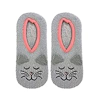 Living Royal Fuzzy Socks and Slippers - Cute and Creative Unique Designs Warm and Soft Comfy Grips on Bottom 100% Polyester