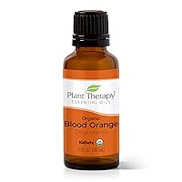 Plant Therapy Blood Orange USDA Organic Essential Oil 30 mL (1 oz) 100% Pure, Undiluted, Therapeutic Grade