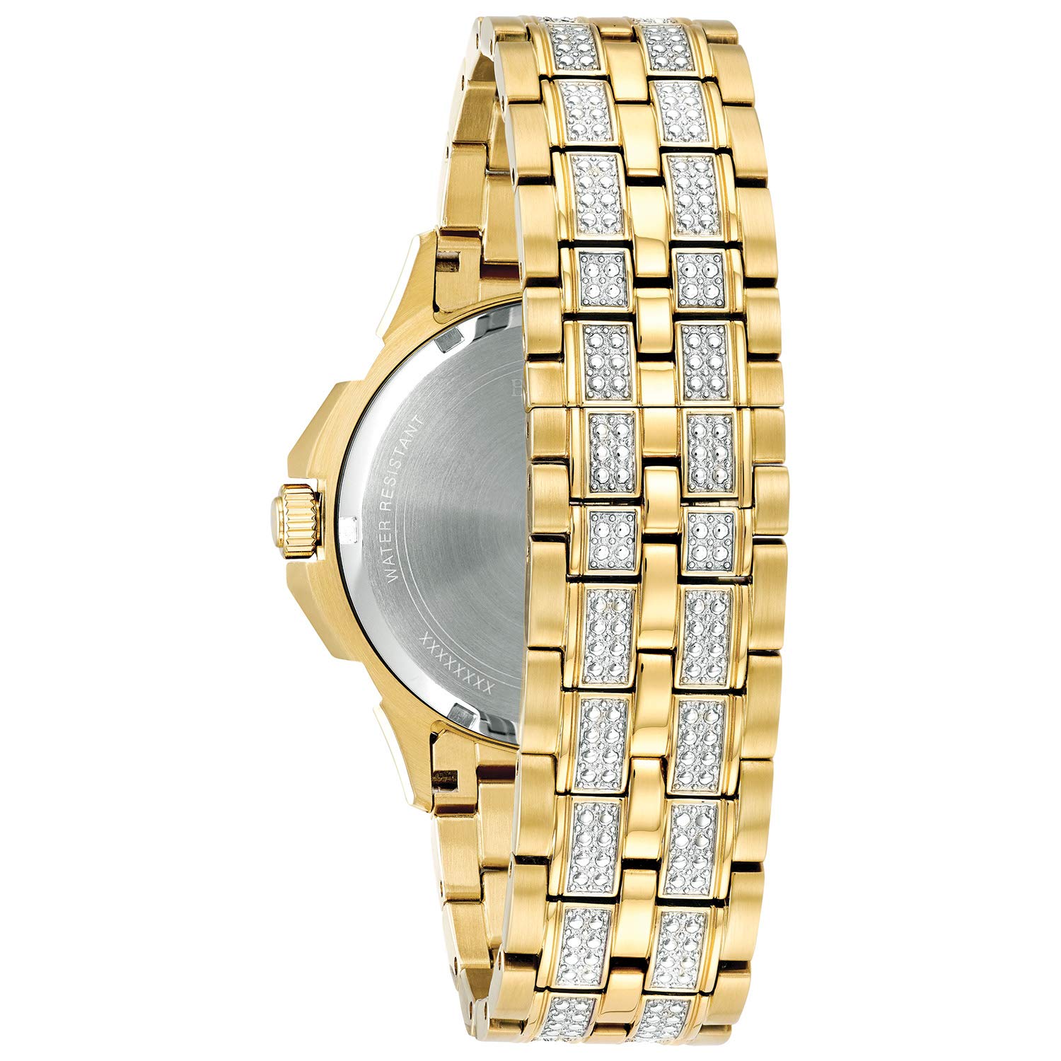 Bulova Men's Crystal Octava Chronograph Quartz Watch, Pave Crystal Dial