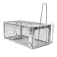 Humane Rat Trap, Rat Traps That Work for Home Indoor and Outdoor,Small Rodent Animal Squirrel Mouse Vole Chipmunk Hamster Live Trap Cage,Catch and Release.