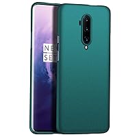 Compatible with Oneplus 7T Pro Case PC Hard Back Cover Phone Protective Shell Protection Non-Slip Scratchproof Protective case (Scrub Green)