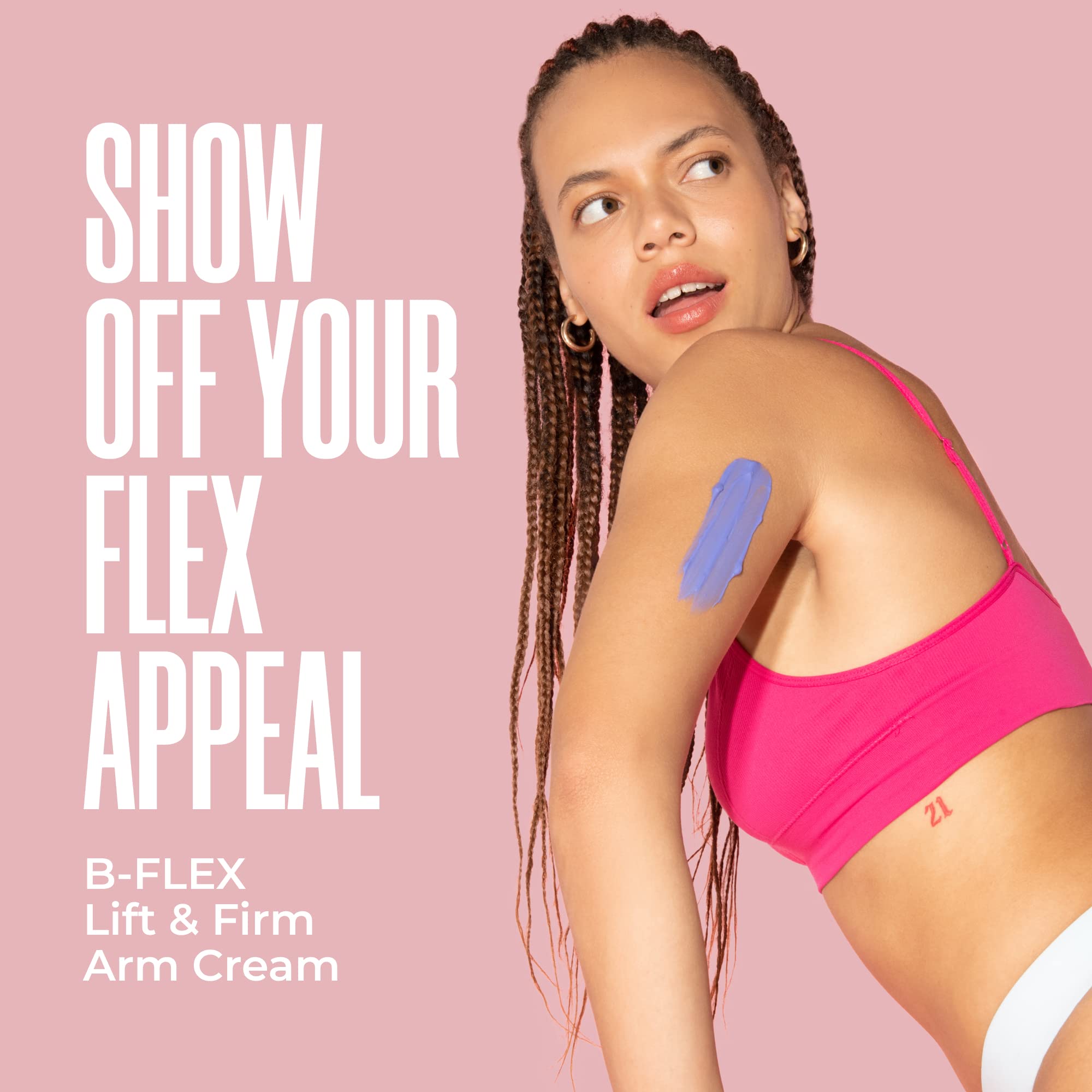 MAËLYS B FLEX Lift and Firm Arm Cream - for Tighter and Firmer Looking Arms to Reduce the Appearance of Loose and Crepey Skin