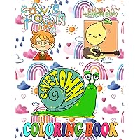 Cavetown Lemon Boy Colouring Book Cute Character: 30+ New Designs of Cavetown Lemon Boy for All Ages Great Gifts for Kids Boys Girls Ages 4-8 8-12 All ... And Unwind in Work Office, Home, School...