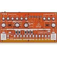 Behringer TD-3-TG Analog Bass Line Synthesizer with VCO, VCF, 16-Step Sequencer, Distortion Effects and 16-Voice Poly Chain