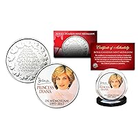 Princess Diana 1997-2017 20th Anniversary Royal Canadian Mint RCM Coin Portrait